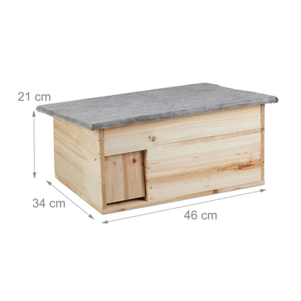 Casă pentru arici rezistentă la iarnă ca kit