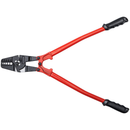 Wire Rope Swager Crimper 24 In, 5-Cavity 1/16–3/16