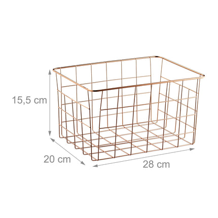 Coșuri de sârmă - set de 3