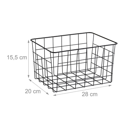 Coșuri de sârmă - set de 3