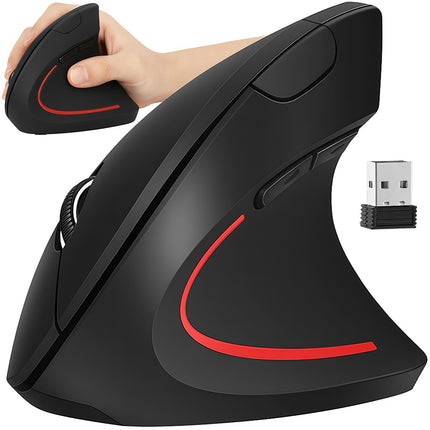 Mouse vertical ergonomic wireless, USB, 6 butoane
