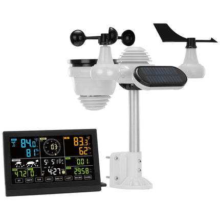 Wireless Weather Station, 7-in-1 Sensor, 7.5-Inch Display