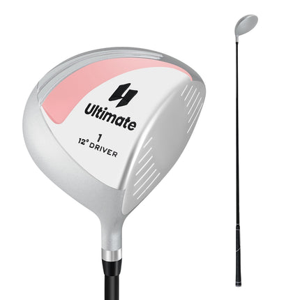 Driver de golf pentru femei, 12, 460cc, tijă din grafit, capac pentru cap