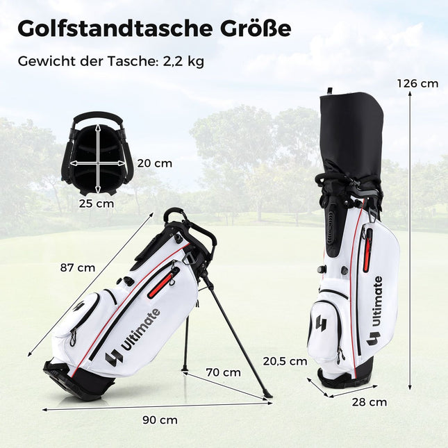 Set de club de golf pentru femei, 15 piese, cu geantă și husă de ploaie