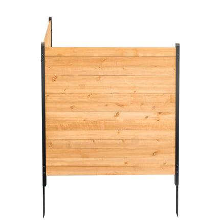 Wood Privacy Fence Screen, 2-Panel 38 x 42 in