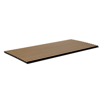 Wood Slat Acoustic Wall Panels, Light Oak, 4-Pack