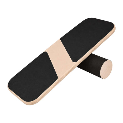 Wooden Balance Board with Roller for Balance Training, Birch Plywood