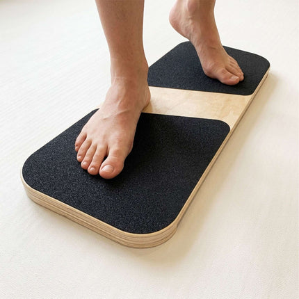 Wooden Balance Board with Roller for Balance Training, Birch Plywood