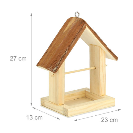 Wooden Bird Feeder