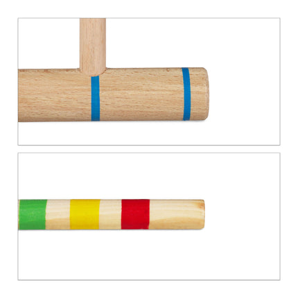 Wooden Croquet Game 6 Players