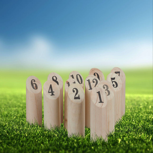 Set de jocuri Kubb din lemn