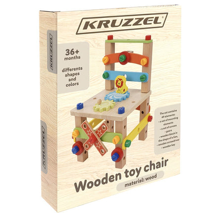 Wooden assembly chair Kruzzel 22506