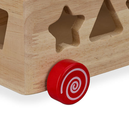 Wooden blocks with stacking game