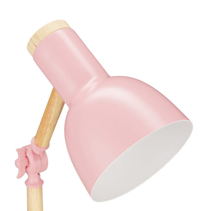 Lampa de birou din lemn