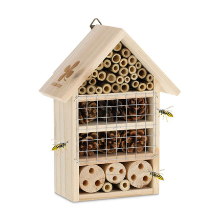 Hotel de insecte din lemn