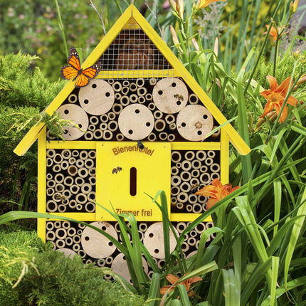 Hotel de insecte din lemn