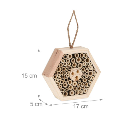 Hotel de insecte din lemn