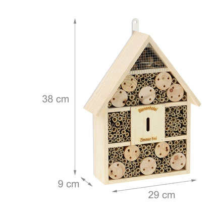 Hotel de insecte din lemn