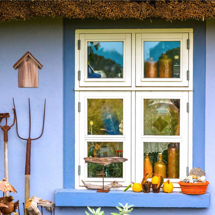 Wooden ladybug house