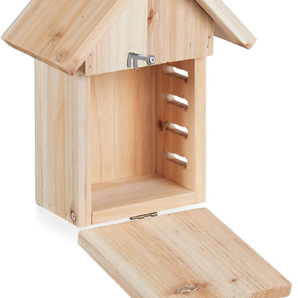 Wooden ladybug house