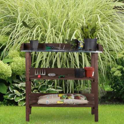 Masa de jardiniera din lemn