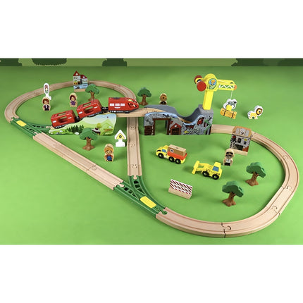 Wooden railway - Kruzzel track 22495