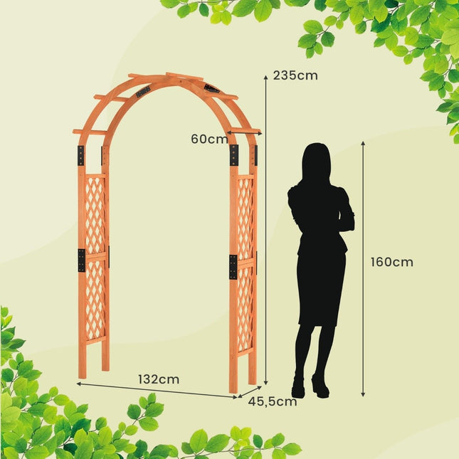 Arc de trandafiri din lemn pentru plante cataratoare arc de gradina spalier arcade spalier de ajutor pentru catarare