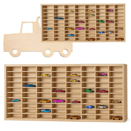 Raft din lemn pentru mașinuțe - Kruzzel 26582 camion