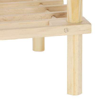 Raft din lemn pentru pantofi