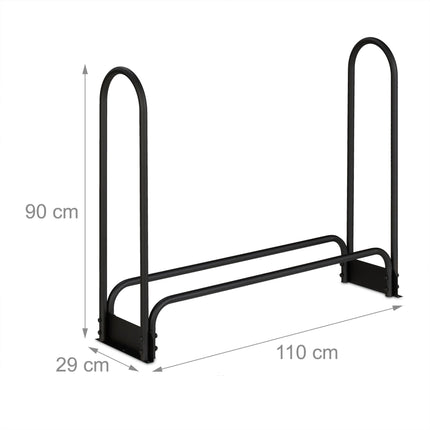 Raft din lemn din metal 110 cm