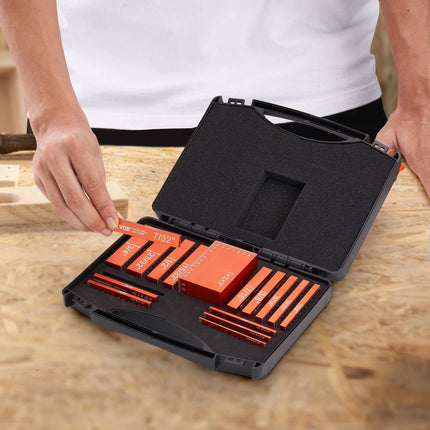 Woodworking Setup Blocks Set, 16-Piece Aluminum, Case