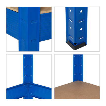 Banc de lucru cu 2 nivele reglabile, otel