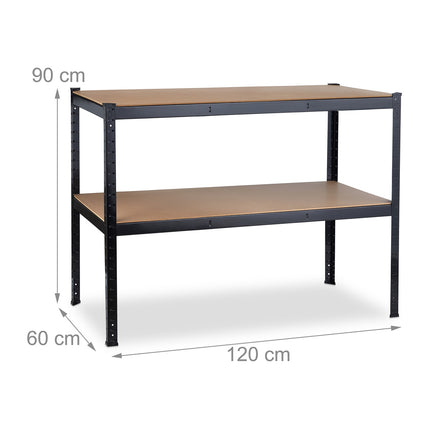 Banc de lucru cu 2 nivele