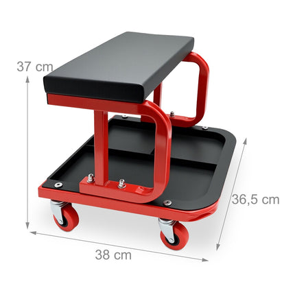 Scaun de atelier cu roți, capacitate 100 kg