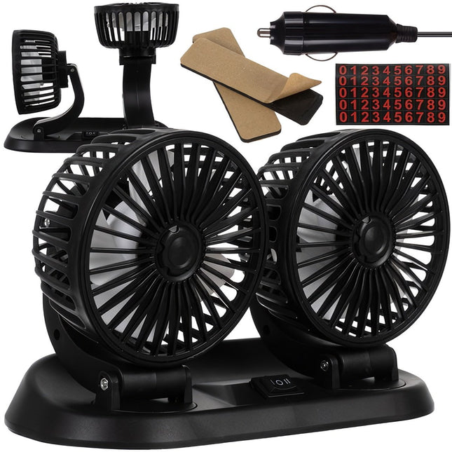 Ventilator auto dublu Xtrobb 23222