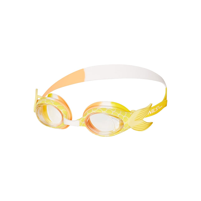 Ochelari de înot Yellow Junior Mermaid, lentilă anti-aburire