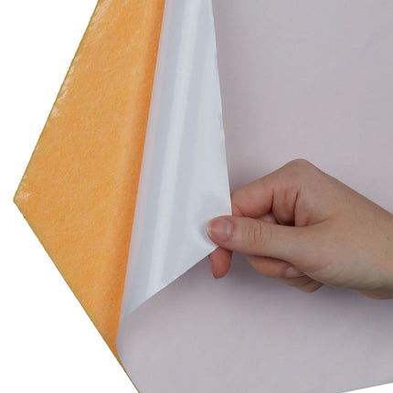 Hexagoane galbene pentru panou cu pâslă - 6 buc