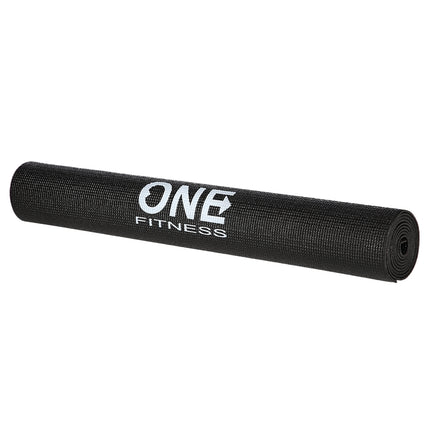 Covoraș de yoga, negru, anti-alunecare, grosime de 6 mm