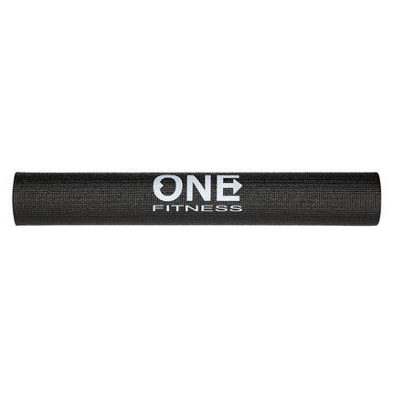 Covoraș de yoga, negru, anti-alunecare, grosime de 6 mm
