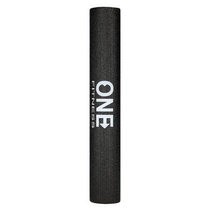 Covoraș de yoga, negru, anti-alunecare, grosime de 6 mm