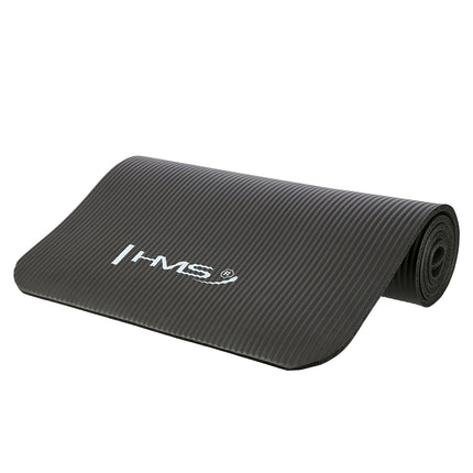 Covoraș de yoga, antiderapant, negru, grosime de 4 mm
