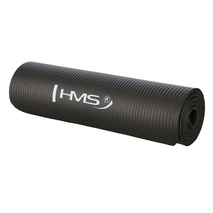 Covoraș de yoga, anti-alunecare, negru, 6 mm grosime