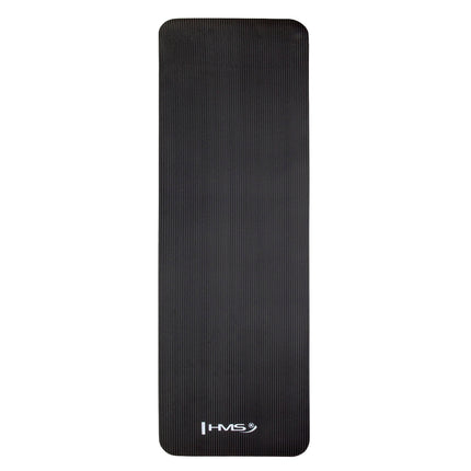 Covoraș de yoga, anti-alunecare, negru, 6 mm grosime