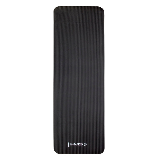 Yoga Mat, Non-Slip, Black, 12  mm Thickness