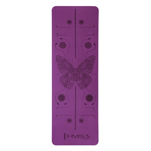 Covoraș de yoga TPE Violet - Antiderapant, Eco-Friendly