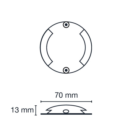 Zenit Duo Wall/terrace fixture Black