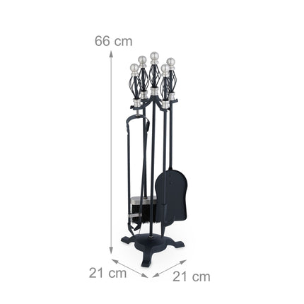fireplace set in 5 parts
