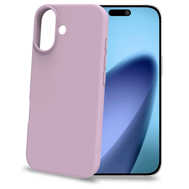 iPhone 17 Soft Rubber Case, Pink, Scratch-Free Interior