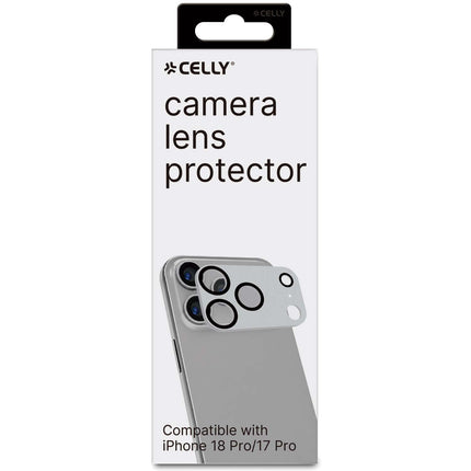 Protecție pentru obiectivul camerei iPhone 18/17 Pro – Argintiu