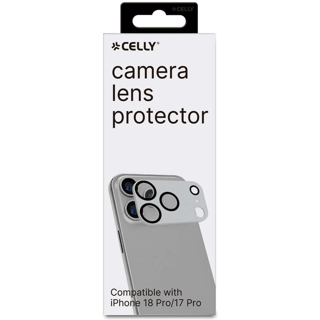 iPhone 18/17 Pro Camera Lens Protector – Silver